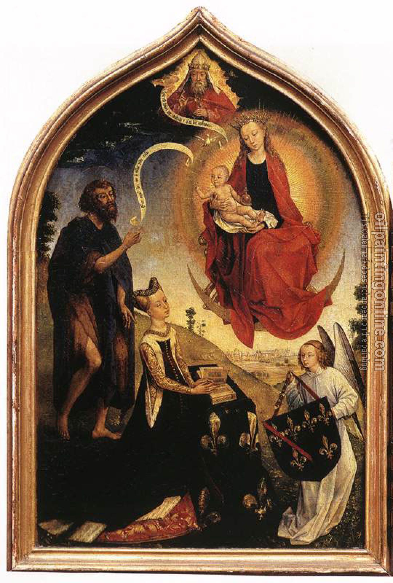Weyden, Rogier van der - Diptych of Jeanne of France-left